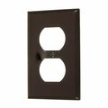 American Imaginations Rectangle Coffee Electrical Receptacle Plate Plastic AI-37065